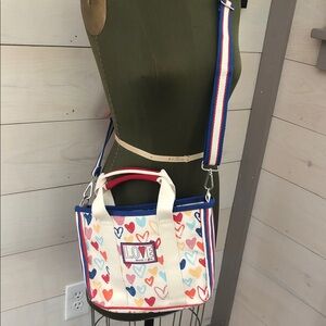 Brighton Multicolor Heart Crossbody Bag